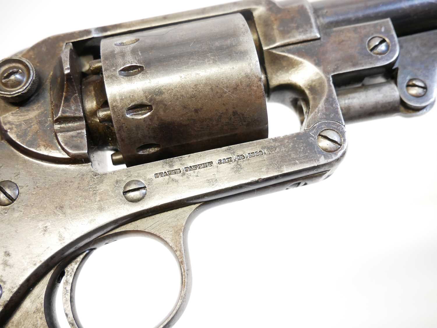Starr Arms .44 model 1863 percussion single action revolver, serial number 38484 to cylinder only - Image 11 of 13