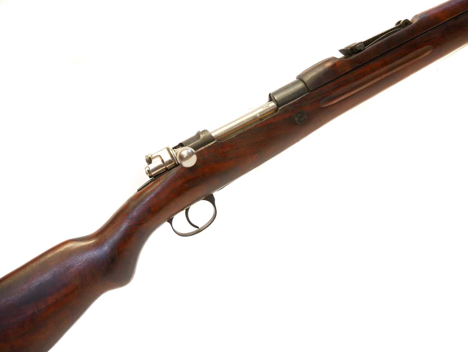 Belgian FN made Mauser .30-06 bolt action rifle, serial number 24953, the bolt with mismatched