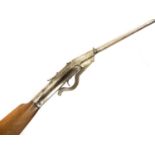 Gem .177 air rifle, 18.5inch sighted barrel, the action with traces of plating, serial number