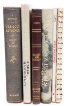 Six assorted vintage firearms books including A History of the Colt Revolver by Haven & Belden (