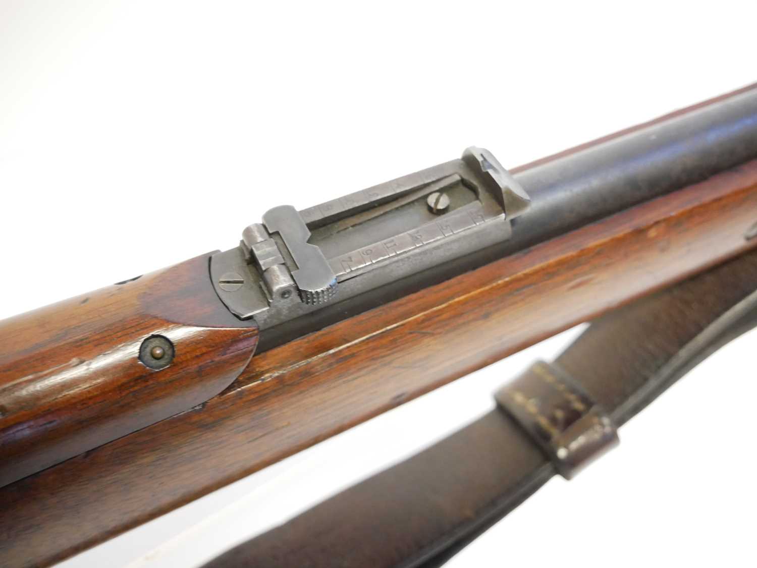 Long Lee Enfield .303 bolt action rifle, serial number 2719, 30 inch barrel with folding ladder - Image 9 of 20