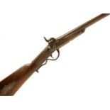 Deactivated 12 bore Gallagher carbine, rebarrelled in Belgium after the US civil war to be be a 12