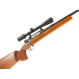German Mauser type bolt action converted into a 7.62 x 51 target rifle, serial number 1103a,