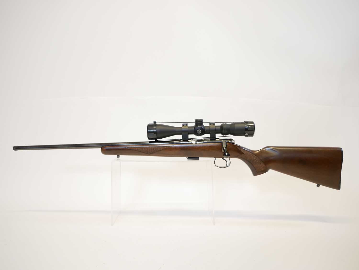 Left hand CZ 452-2E ZKM .22lr bolt action rifle, serial number A419039, 22inch barrel, ten and - Image 2 of 12