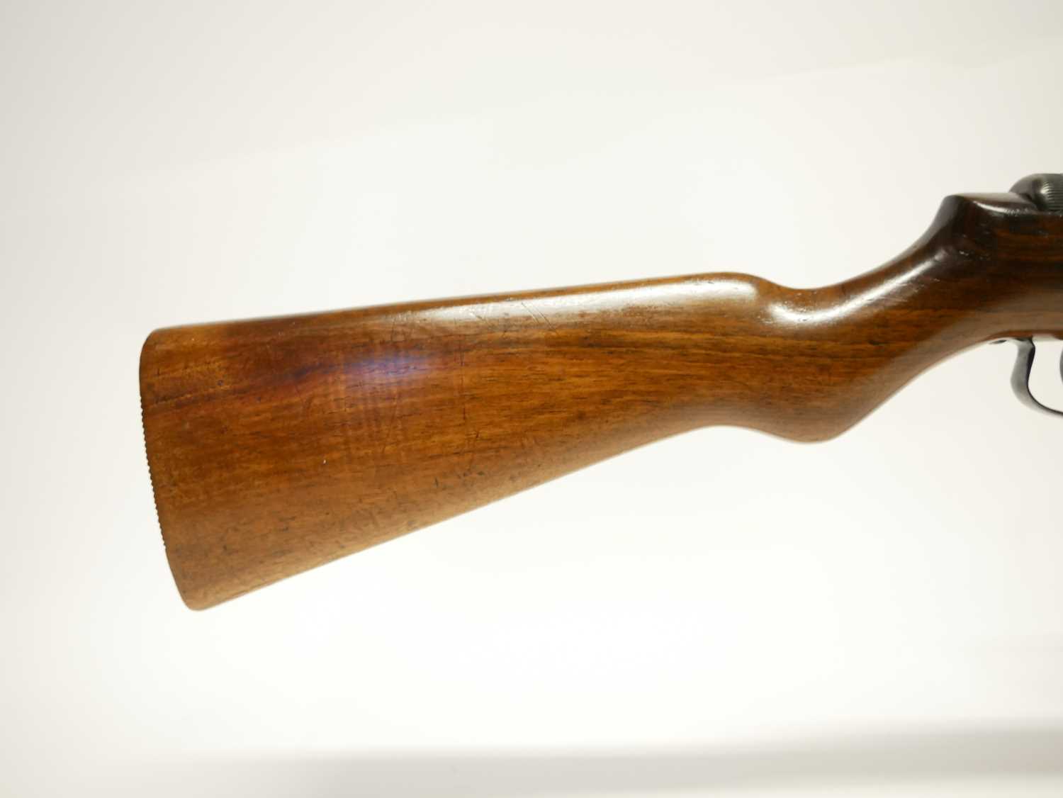 Webley MkIII .177 air rifle 18 inch barrel, with many early features circa 1962, serial number 6923. - Image 3 of 11