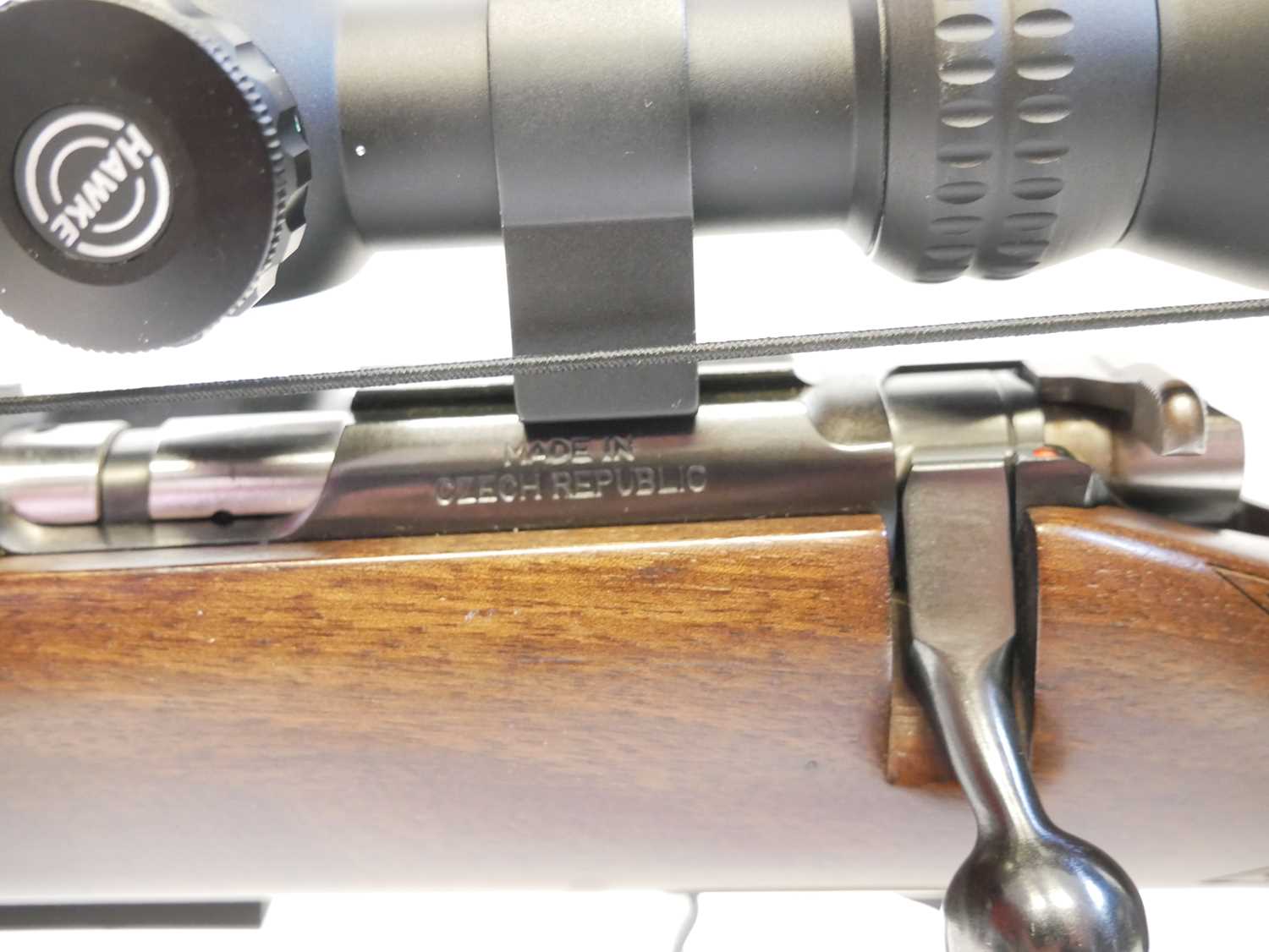 Left hand CZ 452-2E ZKM .22lr bolt action rifle, serial number A419039, 22inch barrel, ten and - Image 6 of 12