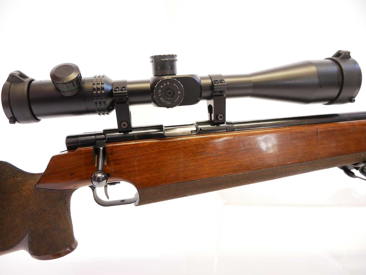 Anschutz .22 Model Match 54 bolt action rifle, serial number 111294, 26inch heavy profile barrel, - Image 4 of 12