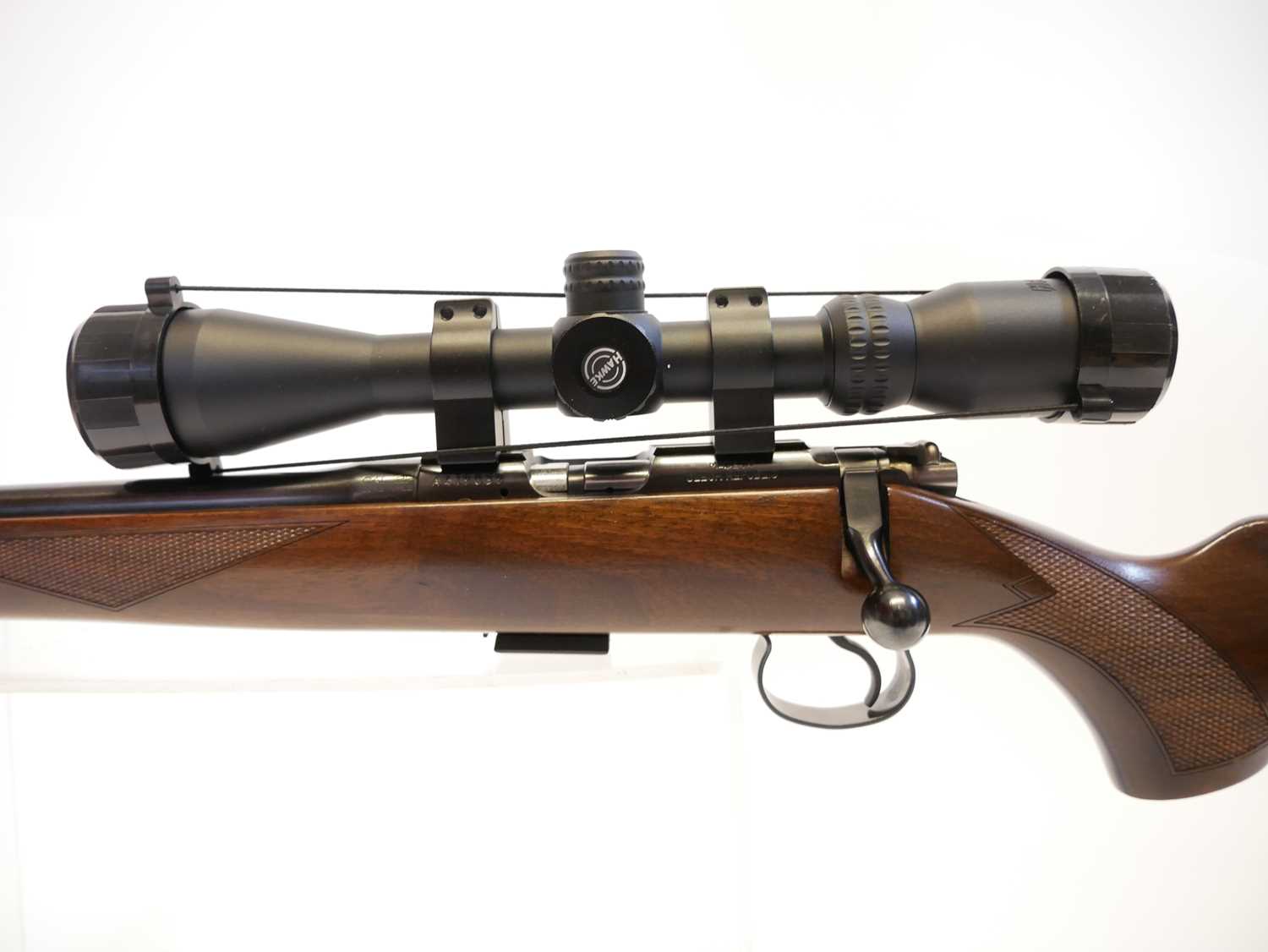 Left hand CZ 452-2E ZKM .22lr bolt action rifle, serial number A419039, 22inch barrel, ten and - Image 4 of 12