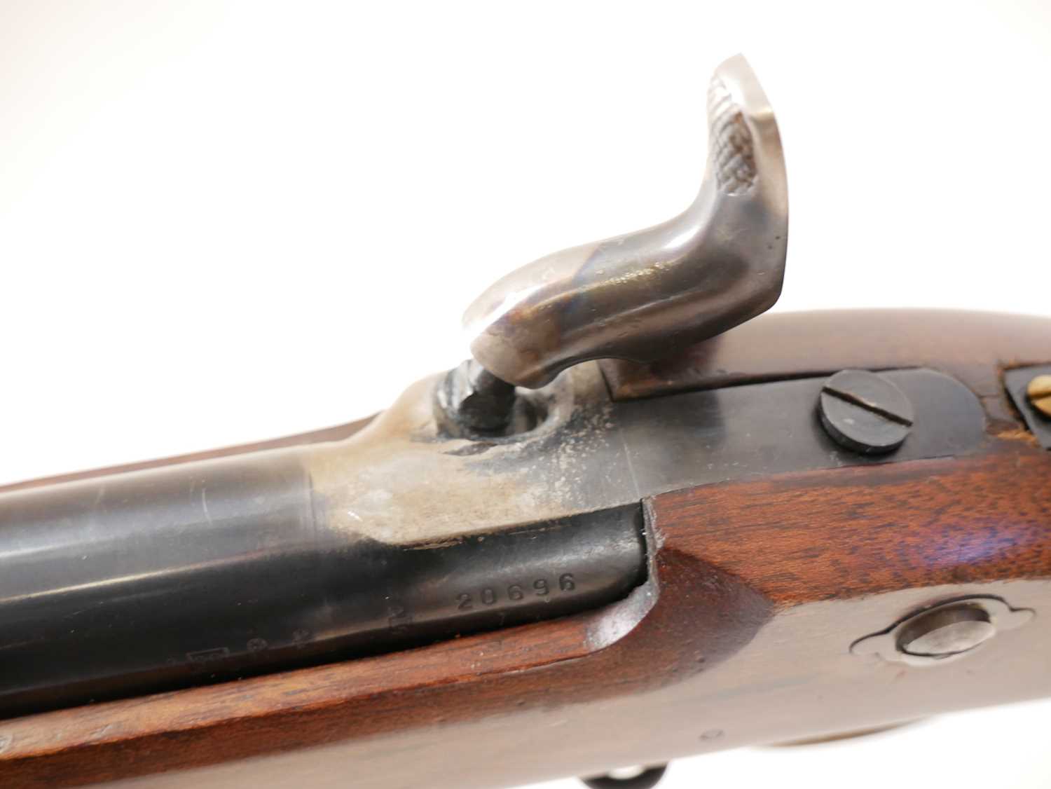 Euroarms .451 percussion muzzle loading three band Enfield type rifle, 35inch barrel with Henry - Image 10 of 16