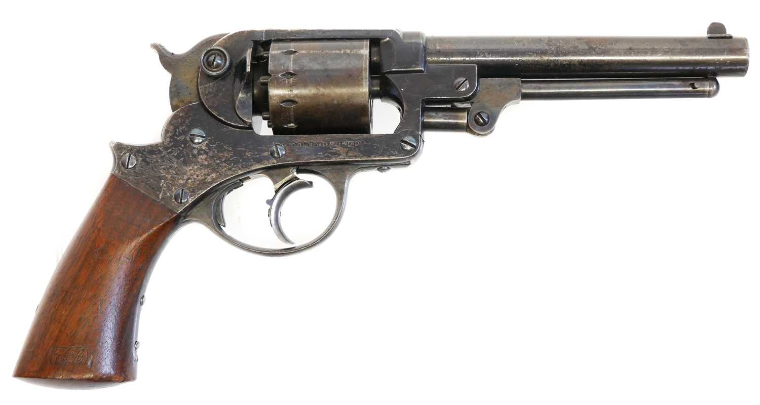 Starr Arms .44 model 1858 percussion double action revolver, serial number 8269 to cylinder only,