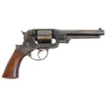 Starr Arms .44 model 1858 percussion double action revolver, serial number 8269 to cylinder only,