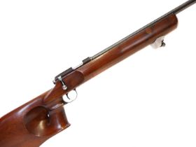 Valmet Standard .22lr bolt action target rifle, serial number 12850, 27inch heavy profile barrel,