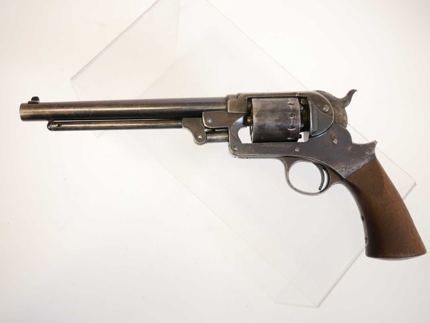 Starr Arms .44 model 1863 percussion single action revolver, serial number 38484 to cylinder only - Image 8 of 13