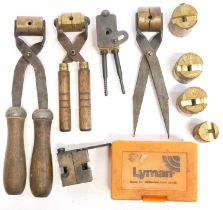 Collection of modern bullet moulds, to include a Lyman no. 939 bullet mould in box, Chris Tanner