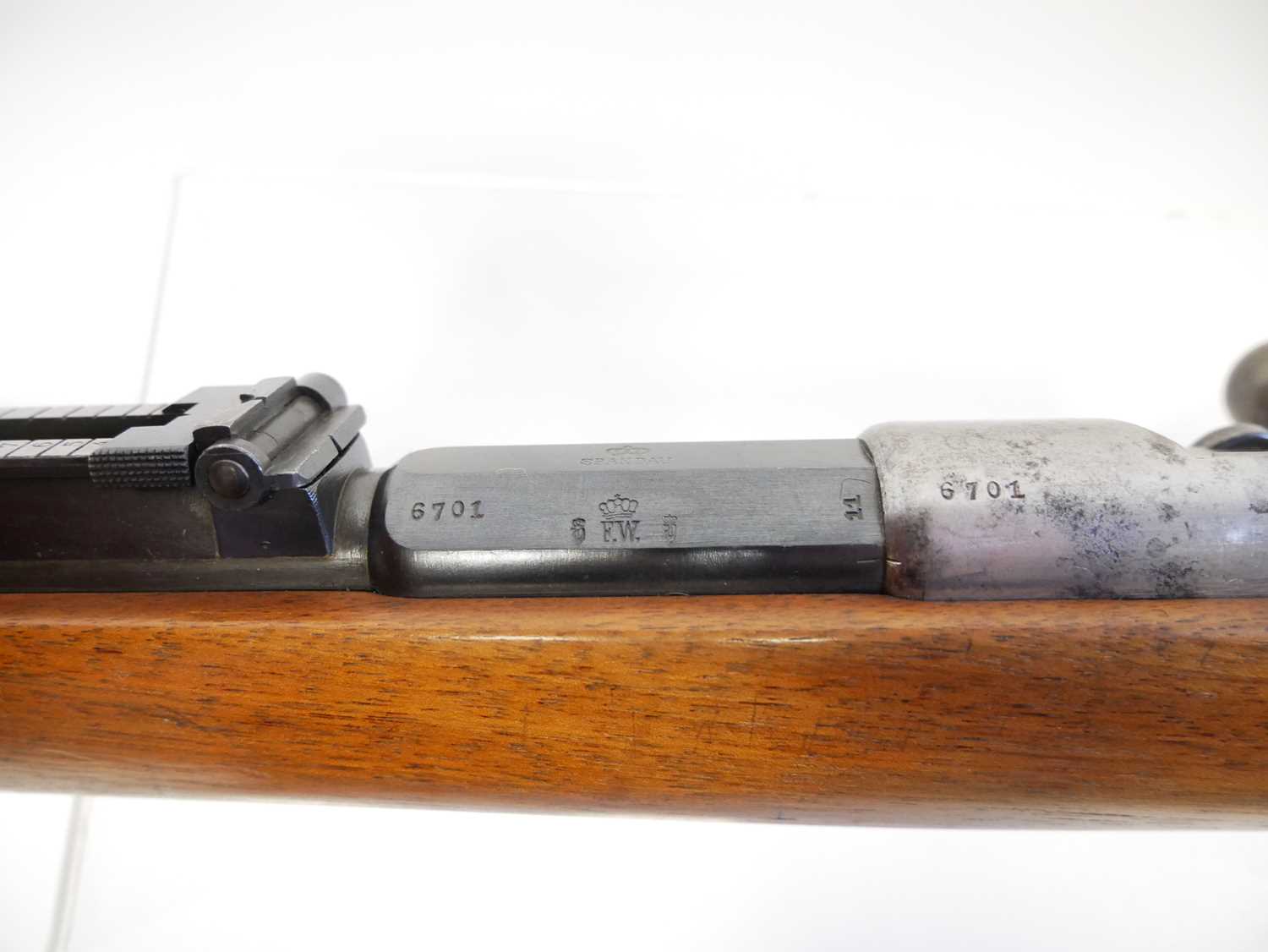 Mauser M1871/84 bolt action rifle 11 x 60R / .43 calibre, matching serial numbers 6701, 30.5" barrel - Image 18 of 20