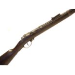 Mauser 1871 pattern 11x60R bolt action rifle, serial number 6770L, 33inch barrel secured by three