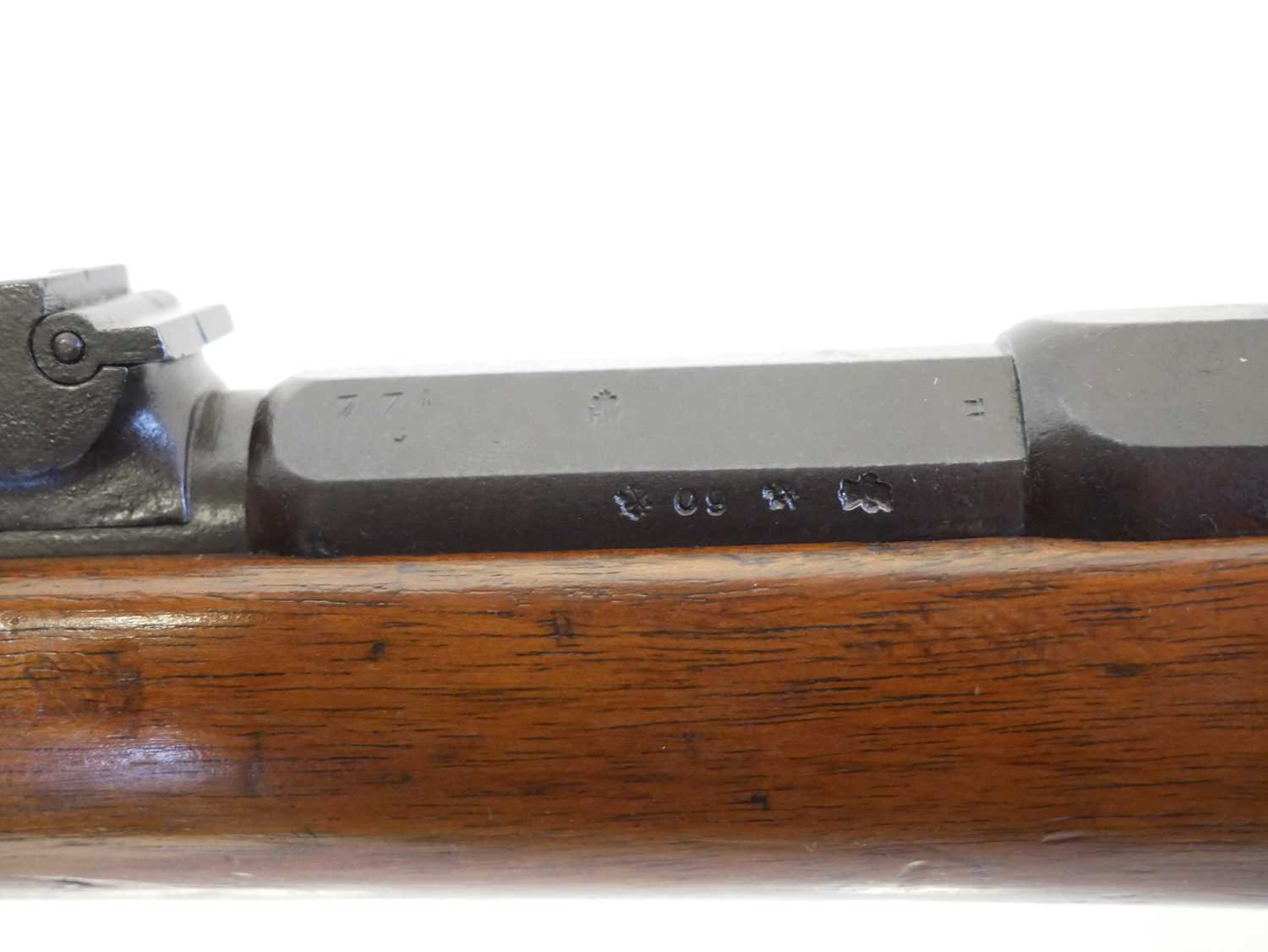 Rare British manufactured Mauser 1871 pattern 11x60R bolt action rifle, serial number 8177D, - Image 17 of 21