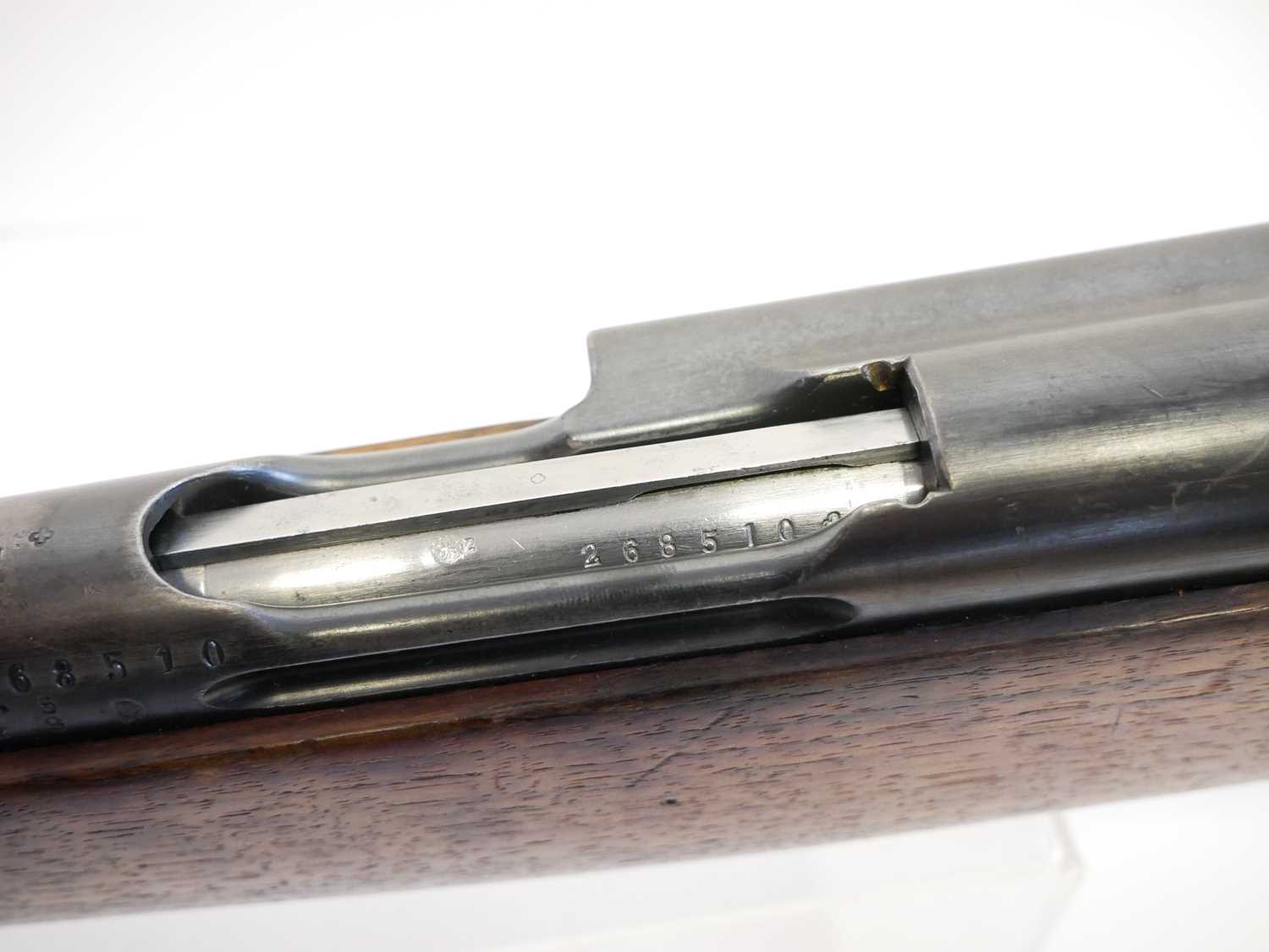 Schmidt Rubin 1896 7.5mm straight pull rifle, matching serial numbers 268510 to barrel, receiver, - Image 13 of 15