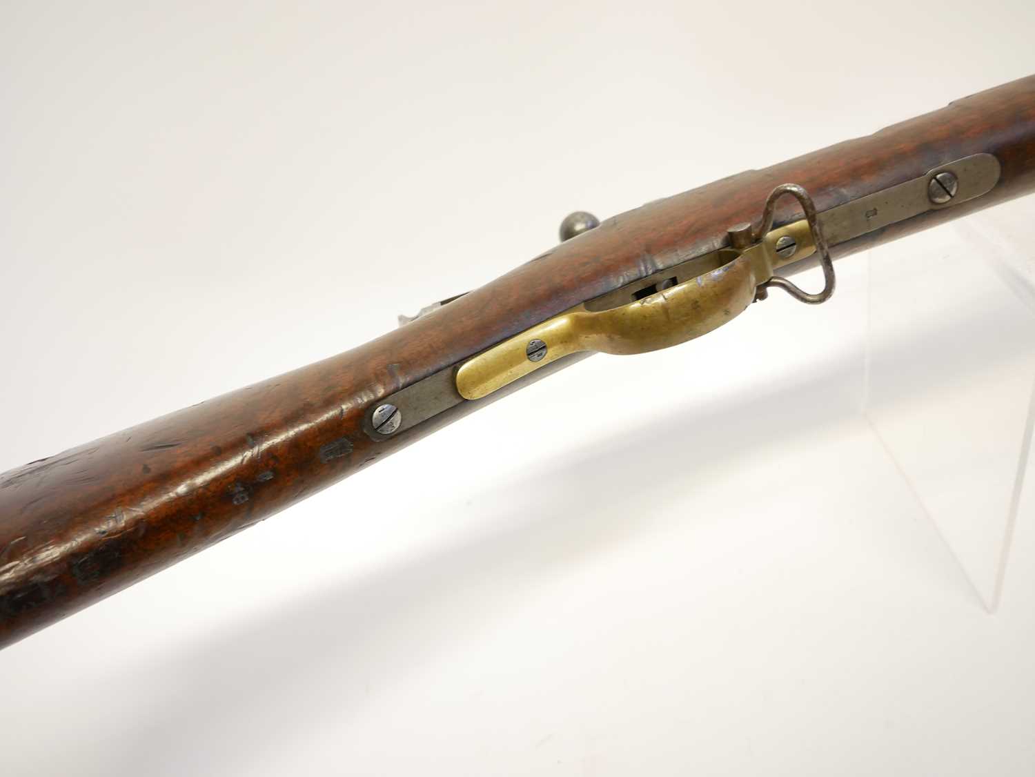 Mauser 1871 pattern 11x60R bolt action rifle, serial number 7537F, 33inch barrel secured by three - Image 13 of 18