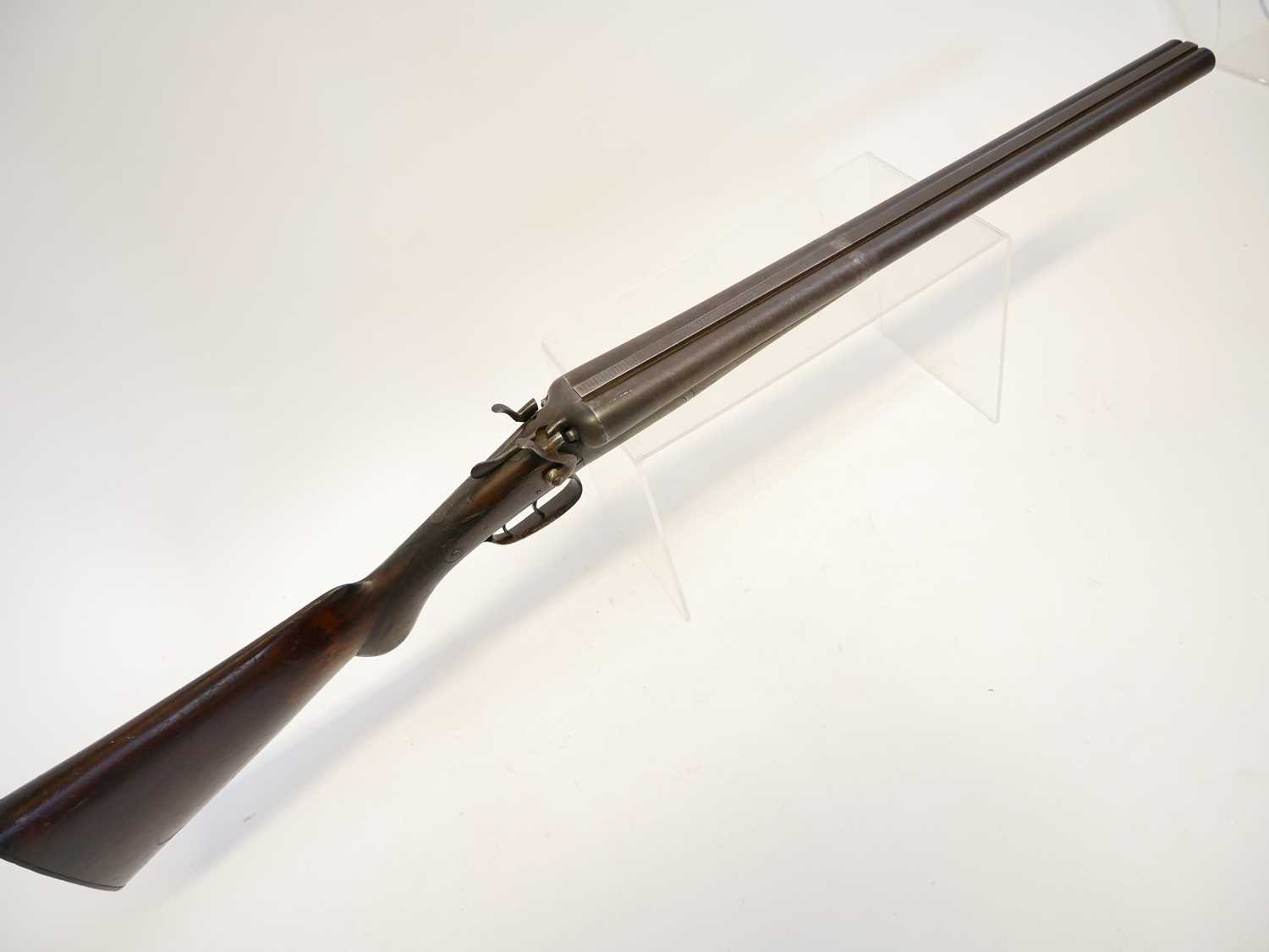 Deactivated 12 bore side by side shotgun with 21inch barrels, serial number 5105. Deactivated to - Image 12 of 14