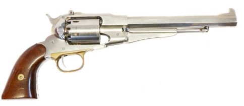 Uberti .44 percussion muzzle loading revolver, made as a copy of a Remington New Model Army,