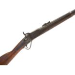 Peabody .45-70 rifle with Connecticut Militia markings, 33inch barrel with Henry style rifling