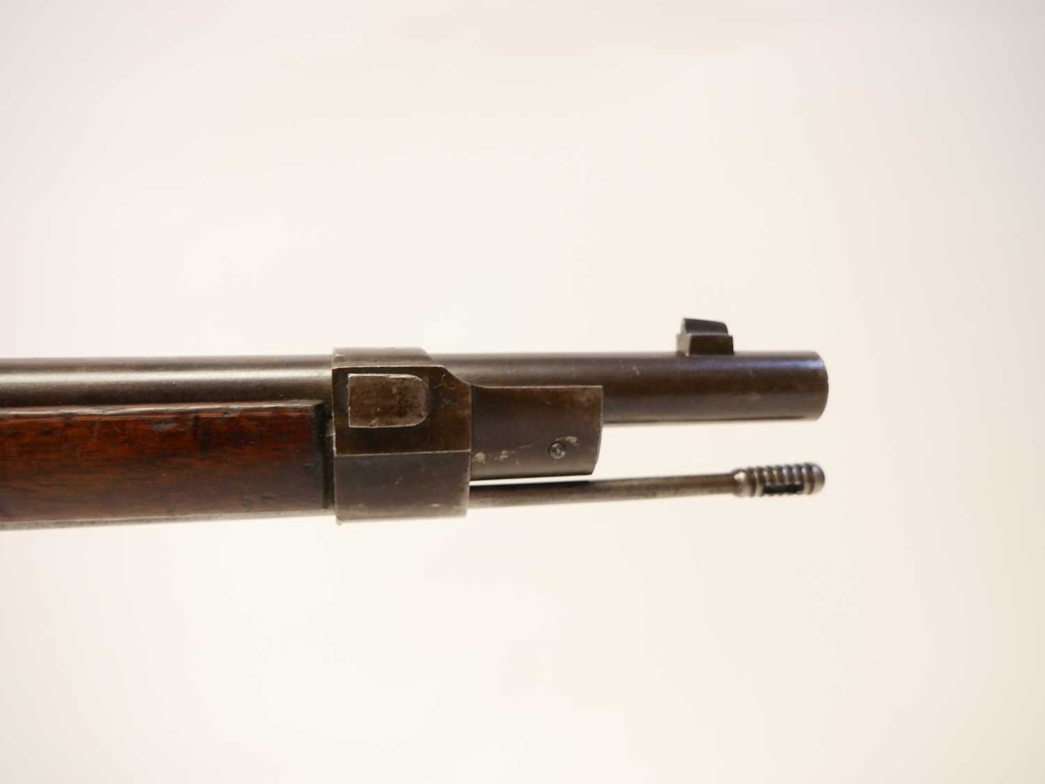 Mauser 1871 pattern 11x60R bolt action rifle, serial number 7537F, 33inch barrel secured by three - Image 11 of 18