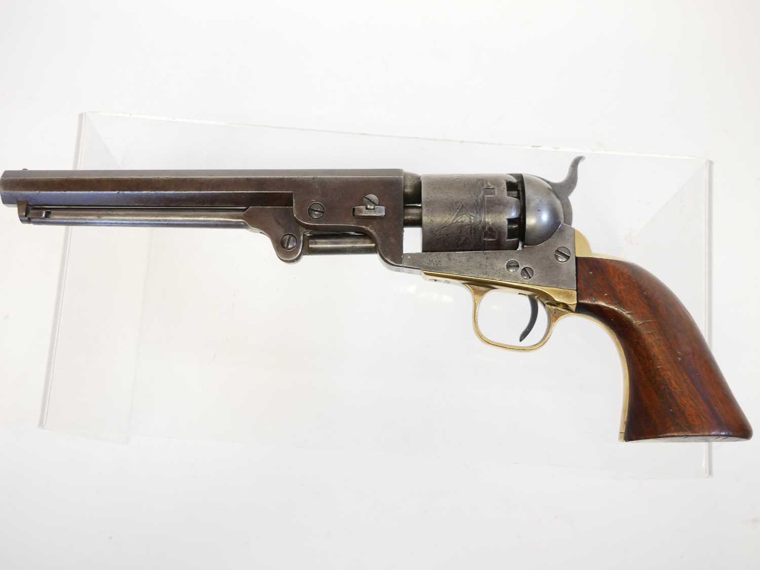 Colt Navy .36 percussion revolver, serial number 137295 matching throughout, 7.5inch octagonal - Image 4 of 16