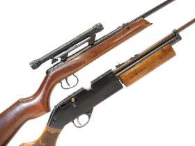 Two air rifles, to include a BSA Merlin Junior .22 air rifle, serial number LA2977, with under lever