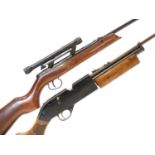 Two air rifles, to include a BSA Merlin Junior .22 air rifle, serial number LA2977, with under lever