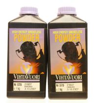 Two tubs of VihtaVuori smokeless powder N570 2x 1kg. UK FIREARMS LICENCE OR RFD REQUIRED. FACE TO