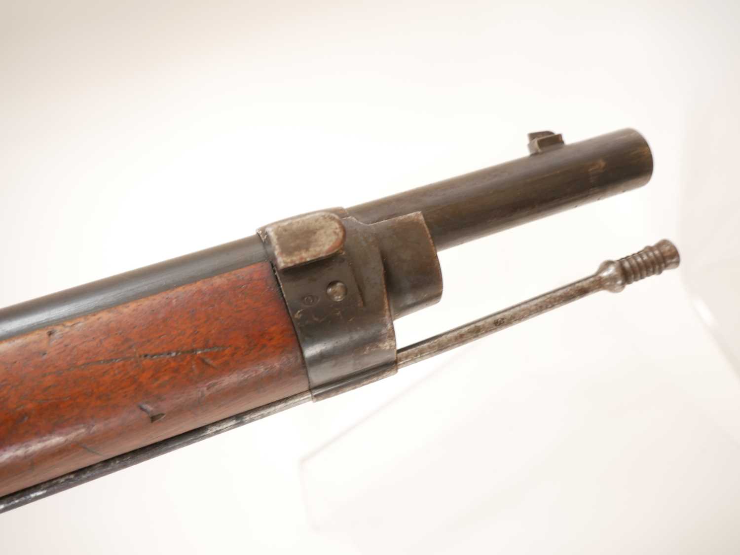 Swiss Vetterli M81 .41 Swiss centrefire bolt action rifle, 32inch barrel secured by one band and - Image 11 of 17