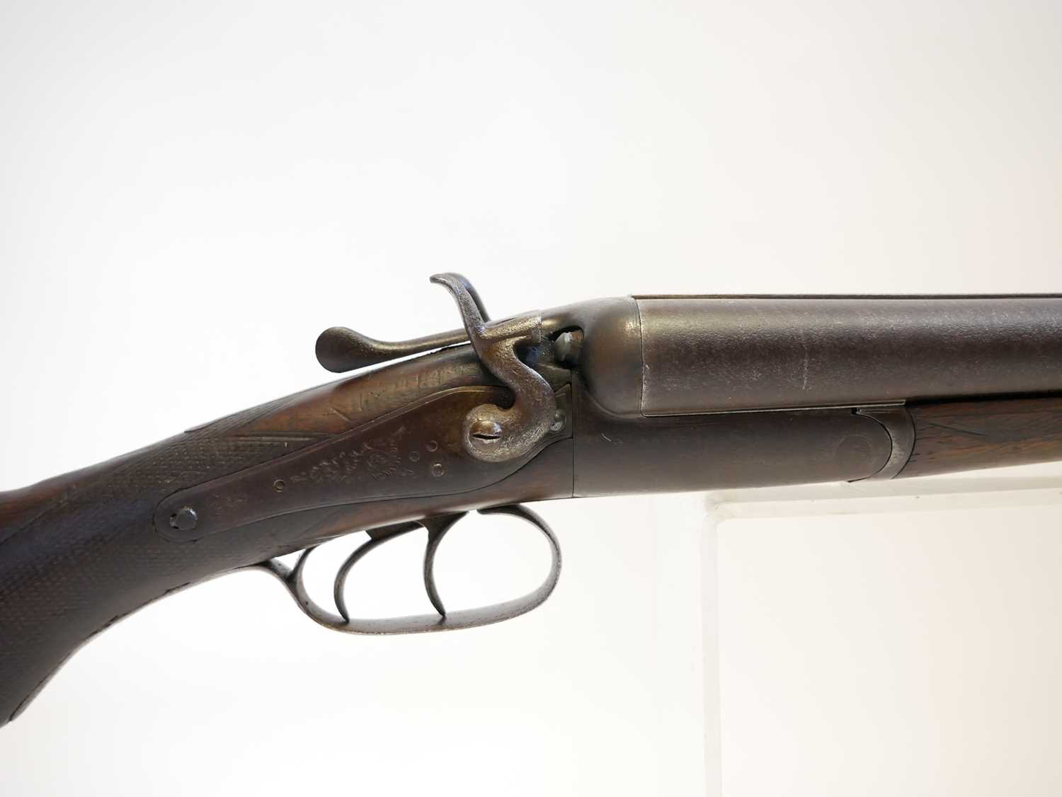 Deactivated 12 bore side by side shotgun with 21inch barrels, serial number 5105. Deactivated to - Image 13 of 14