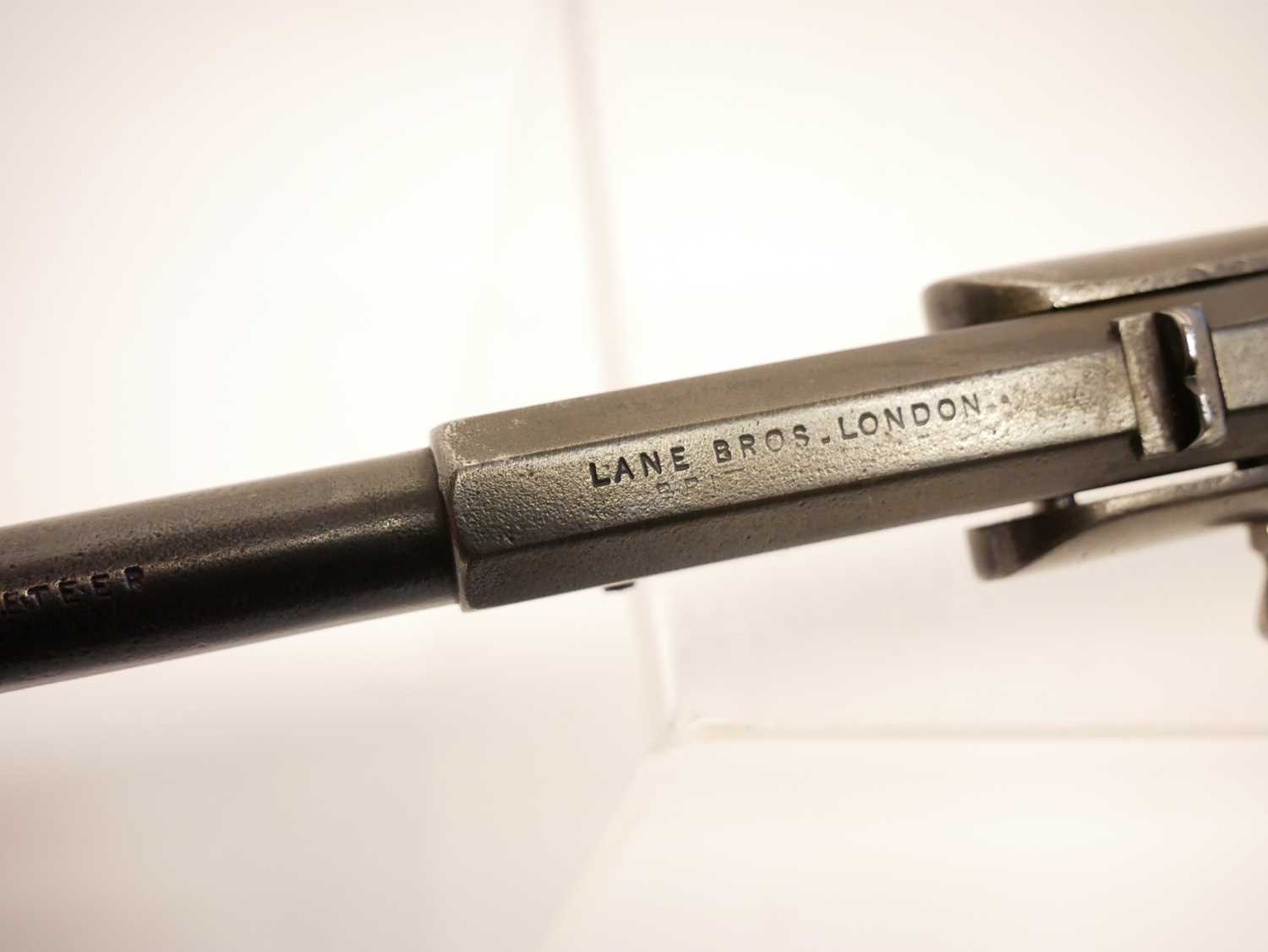 Lane Brothers 'Musketeer' .177 break barrel air rifle, 20 inch sighted octagonal to round barrel, - Image 11 of 15