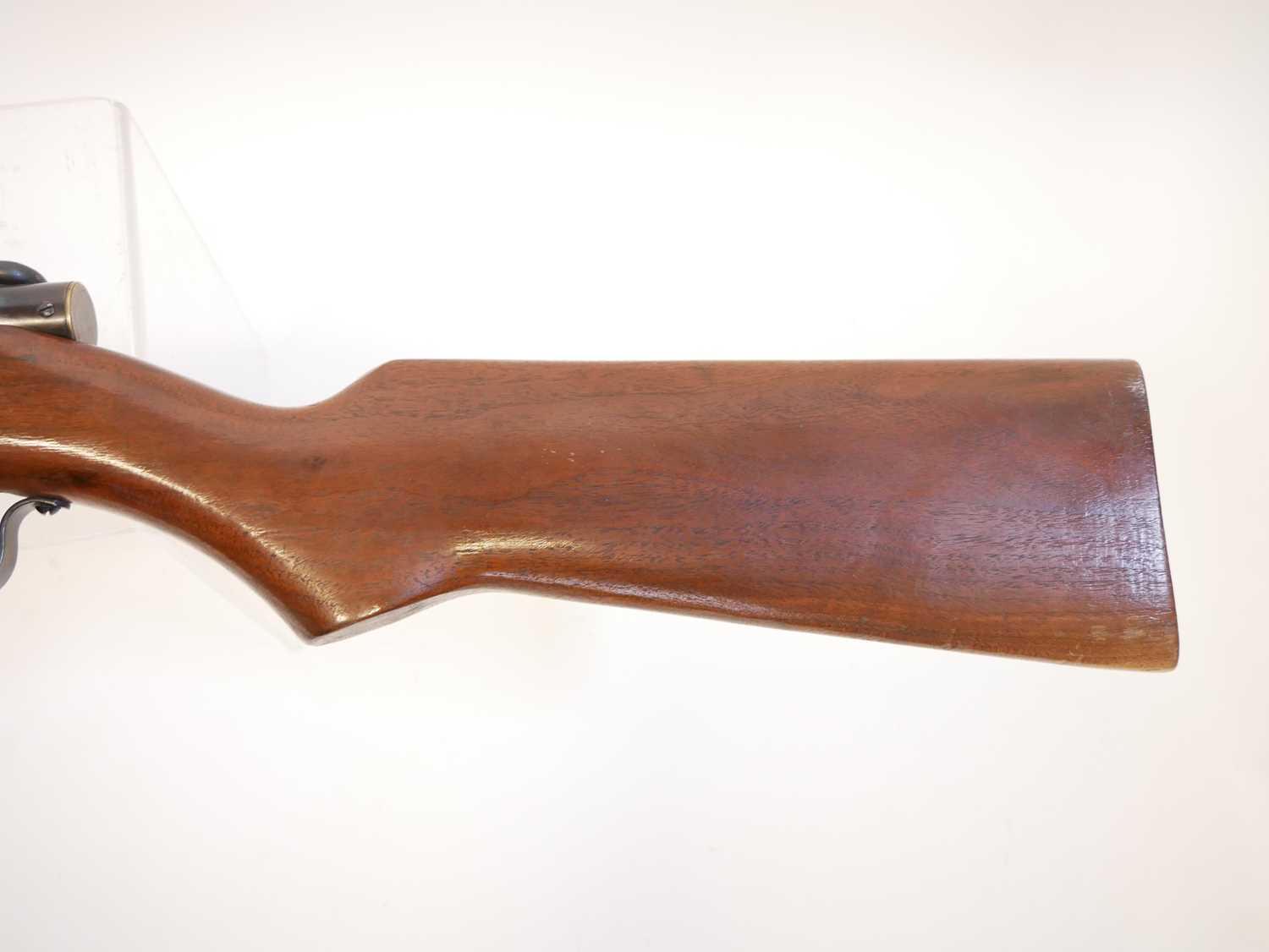 Benjamin Franklin .22 Model 312 pump up air rifle, serial number H357175, 19 inch sighted barrel. No - Image 10 of 13