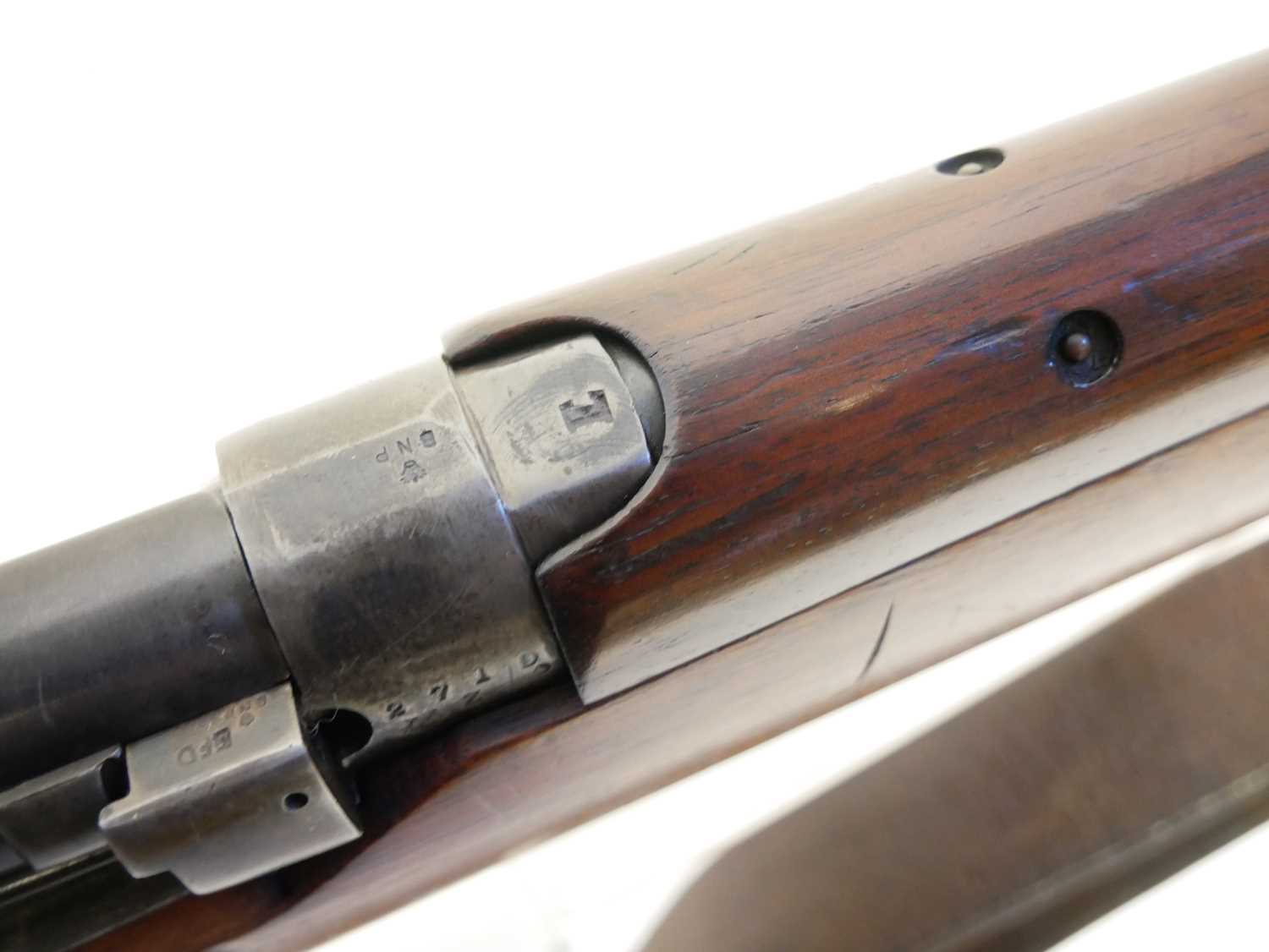 Long Lee Enfield .303 bolt action rifle, serial number 2719, 30 inch barrel with folding ladder - Image 8 of 20