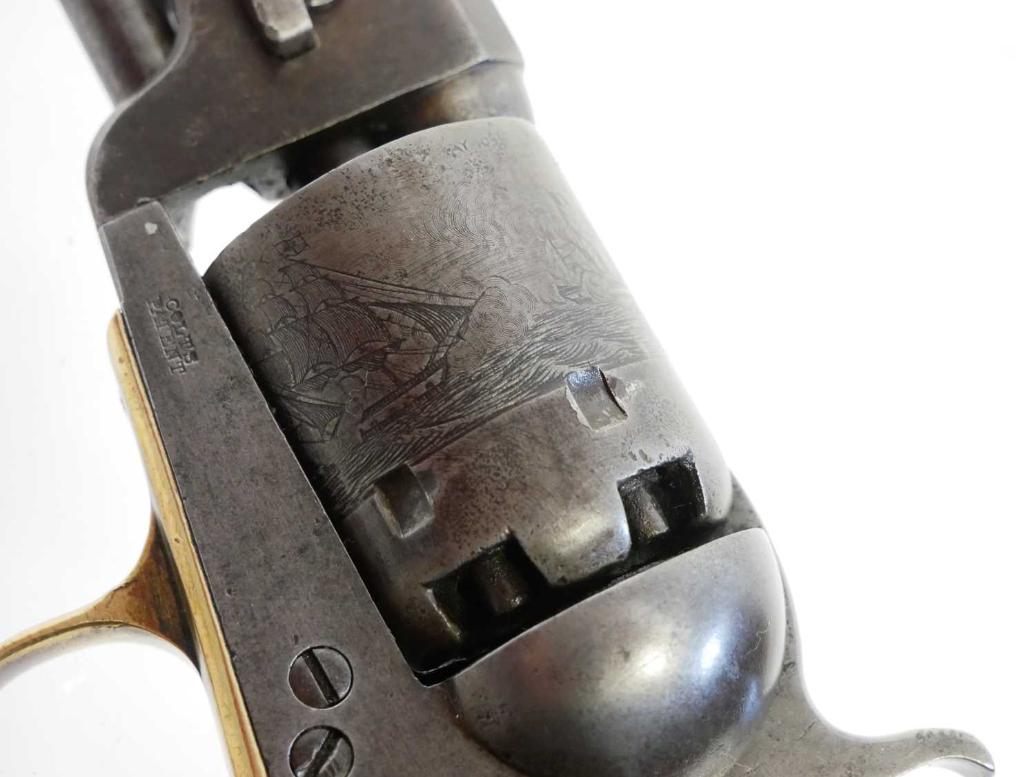 Colt Navy .36 percussion revolver, serial number 137295 matching throughout, 7.5inch octagonal - Image 8 of 16