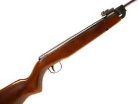 Webley Vulcan .22 air rifle, serial number 561986, with 16 inch barrel. No licence required to buy