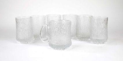 Tappio Wirkkala (Finnish 1915-1985) for Iitala Set of "Thule" Drinking Glasses