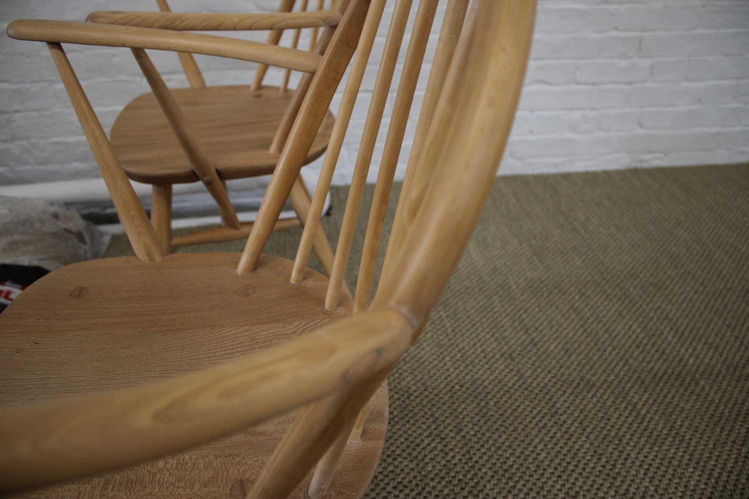 Lucian Ercolani for Ercol Five Dining Chairs - Image 7 of 9