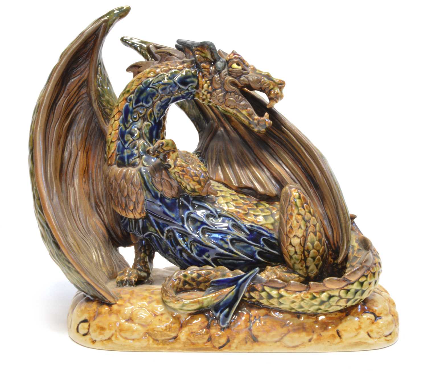 Andrew Hull Pottery "Zakarie the Dragon" Figure