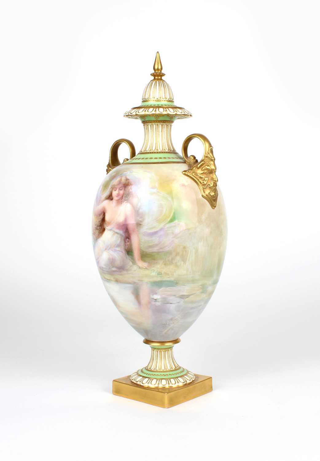 George White for Royal Doulton "Leda and the Swan" Urn - Image 2 of 20