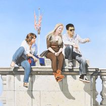 Peter Rocklin (British 20th/21st century) "Watching the Parade"