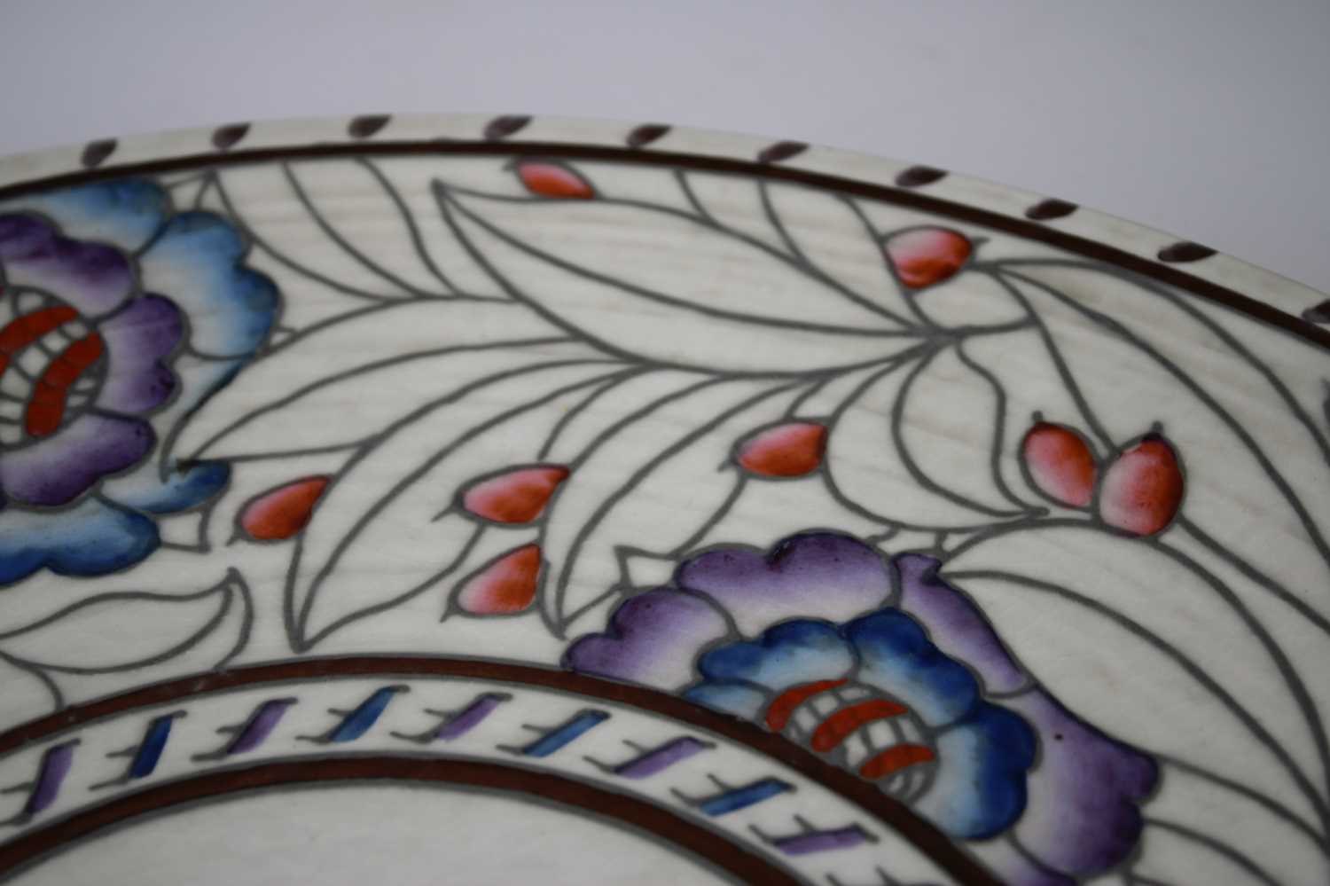 Charlotte Rhead (British 1885-1947) Pottery Charger - Image 4 of 6