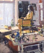 Ken Howard R.A. (British 1932-2022) "Paula at Oriel"