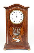 Liberty & Co. Arts & Crafts Oak Cased Mantel Clock