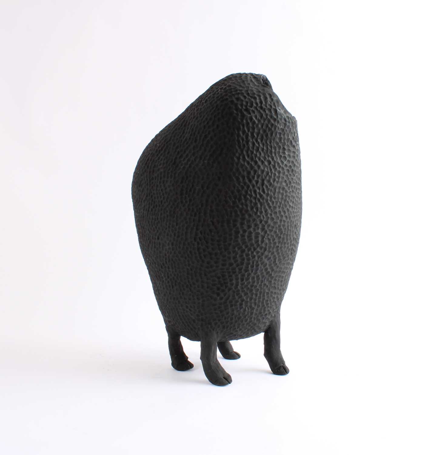 Ana Silva (Guatemala 1982-) Footed Vessel, From the Series "Tzukxul III" ("Sheep" in Q`eqchí) - Image 3 of 5