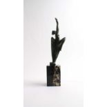 Italian Art Deco Bronze Sculpture "Vittoria"