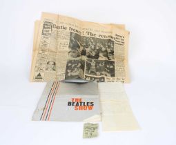 The Beatles Interest Ticket Stub for a 1963 Performance in Ardwick, Manchester