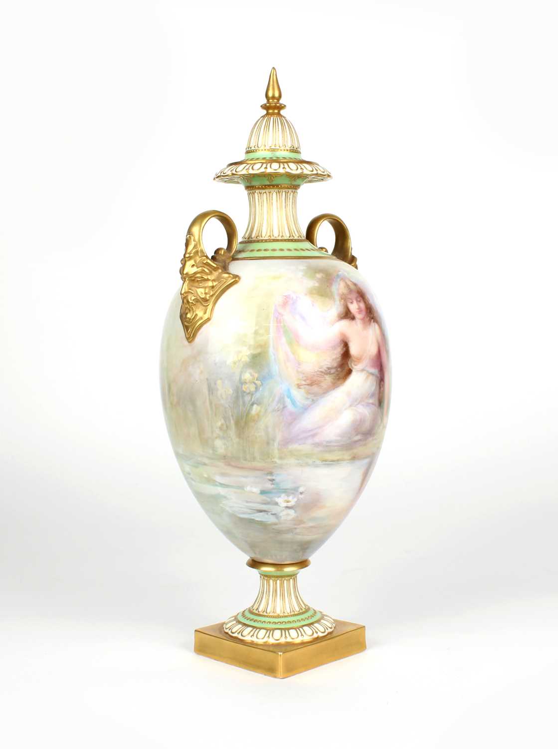 George White for Royal Doulton "Leda and the Swan" Urn - Image 8 of 20